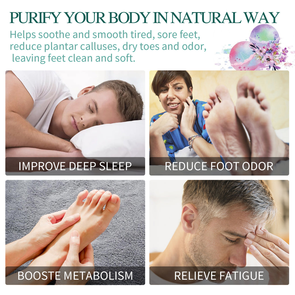 Ginger & Sea Salt Fizzing Foot Bath Balls