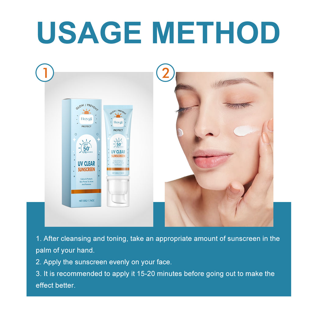 Hoygi UV Clear Sunscreen SPF Moisturizer
