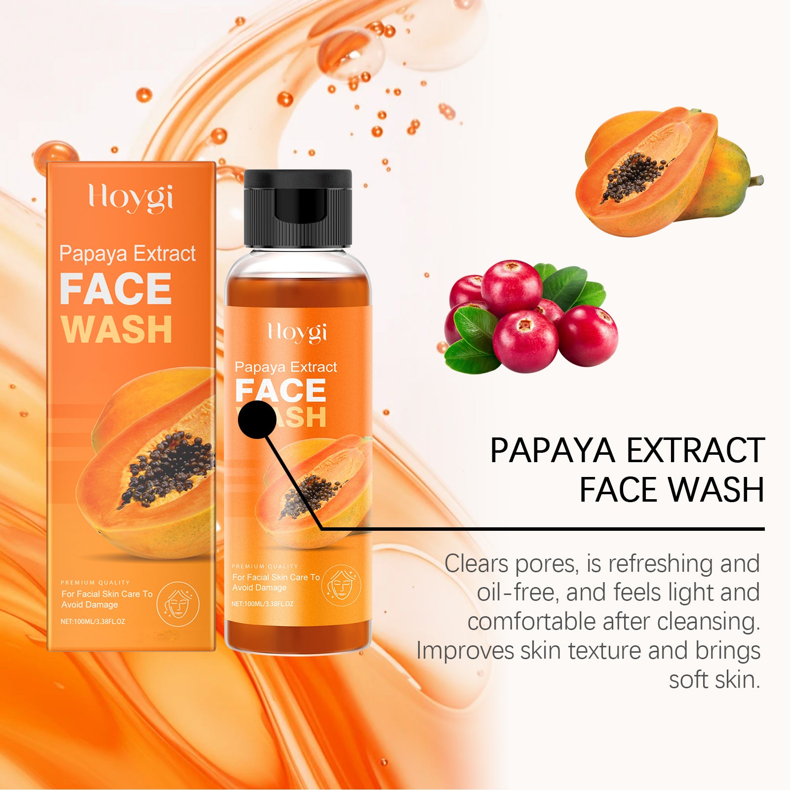 Papaya Gentle Hydrating Face Wash