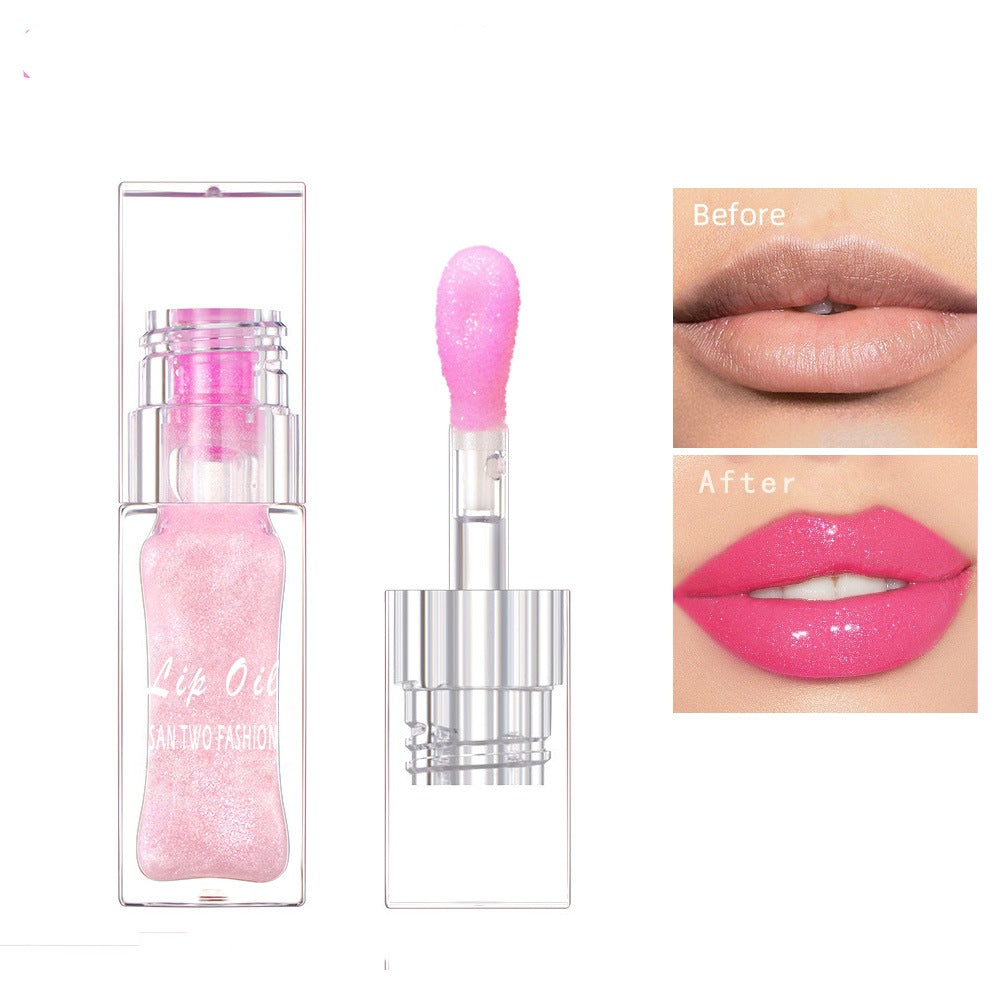 Color-Changing Shimmer Lip Gloss
