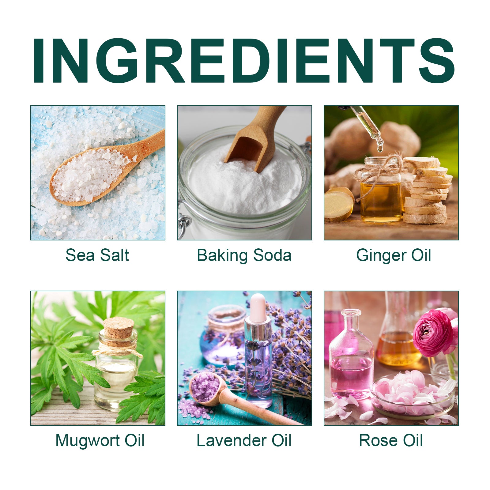 Ginger & Sea Salt Fizzing Foot Bath Balls