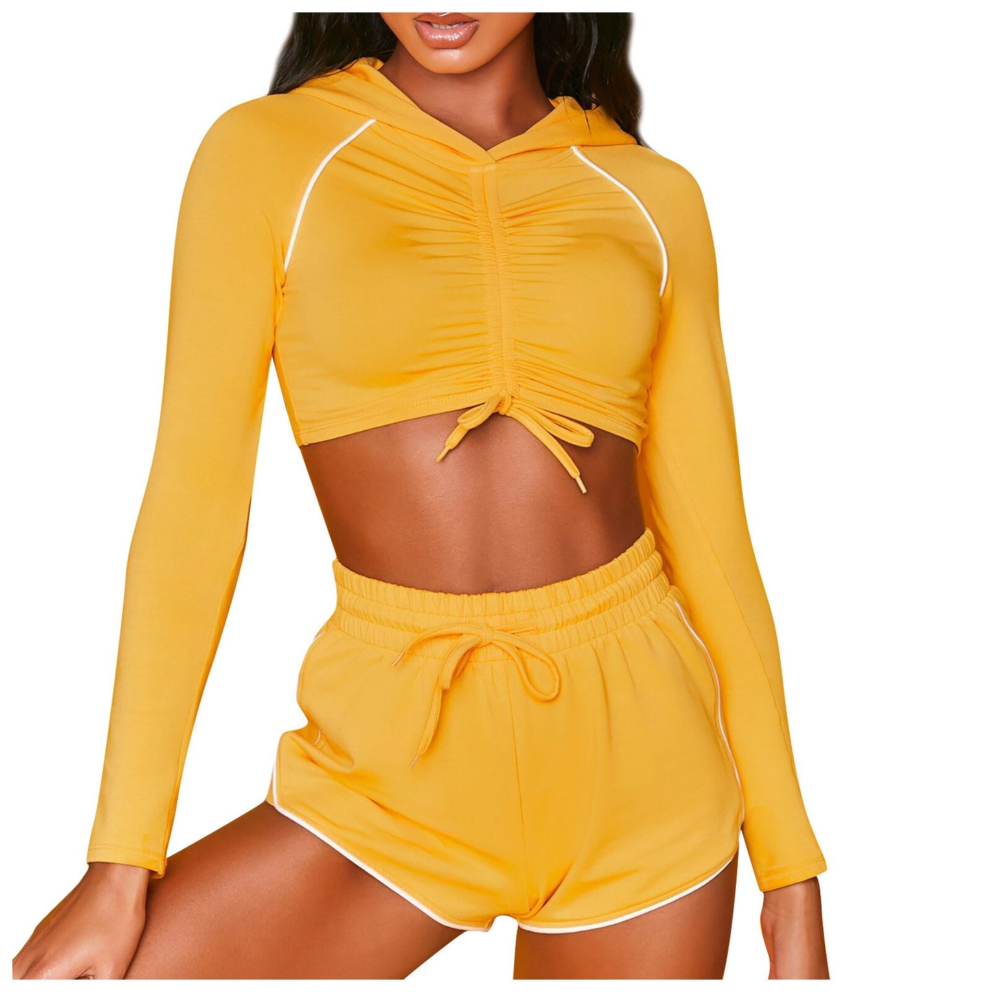 Women's Long Sleeve Yoga Tracksuit – Sexy Fitness Sport Suit for Gym & Training