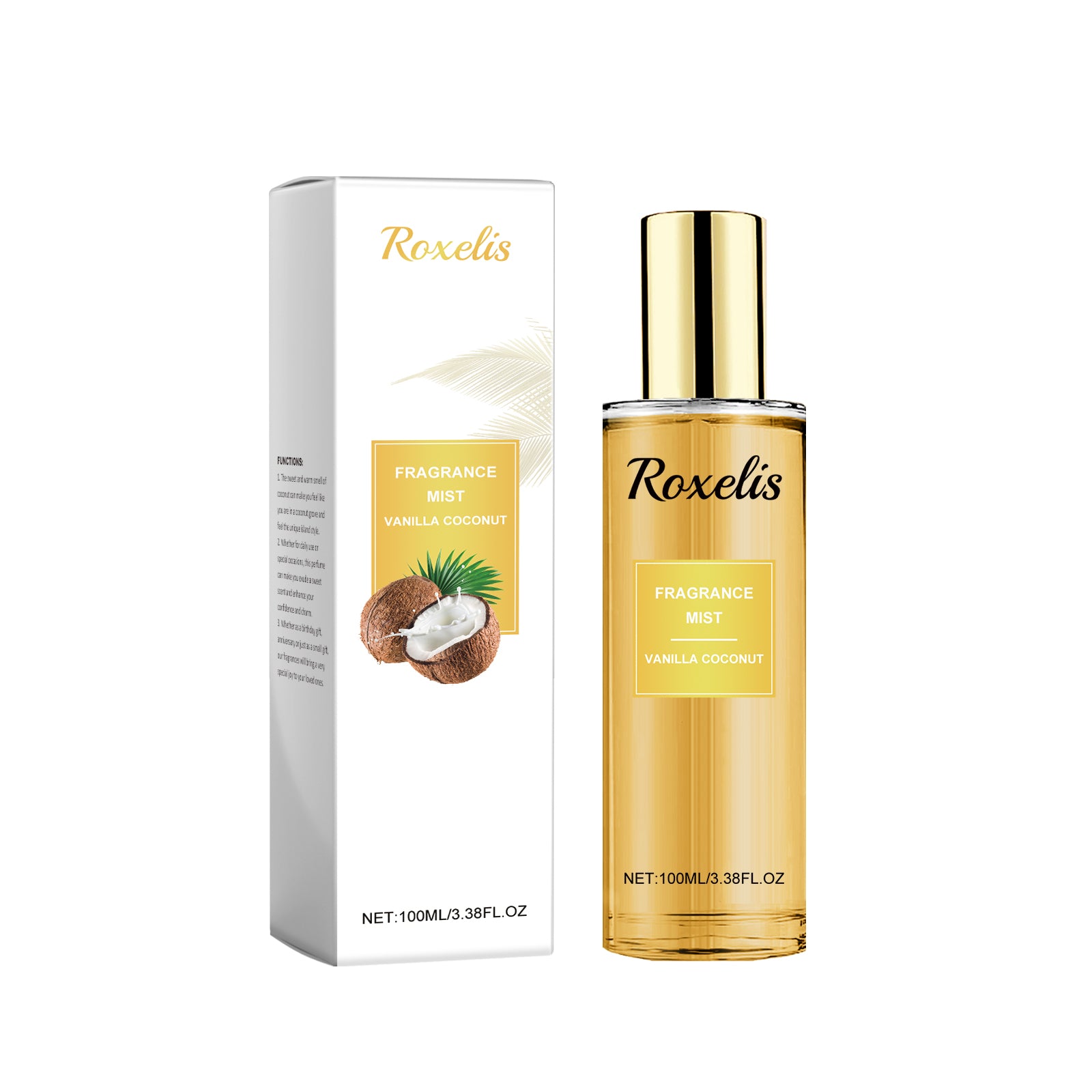 Vanilla Coconut Fragrance Body Spray
