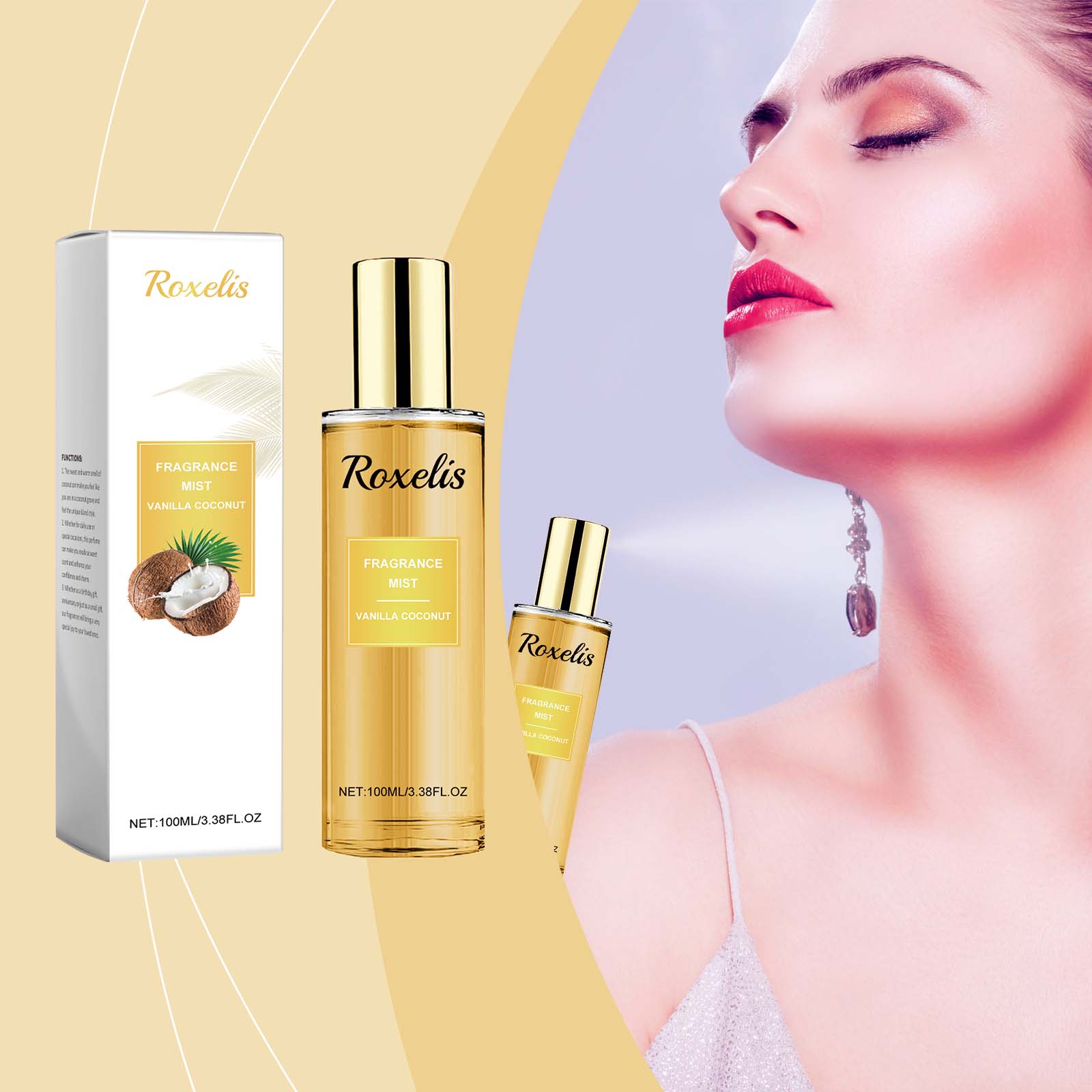 Vanilla Coconut Fragrance Body Spray