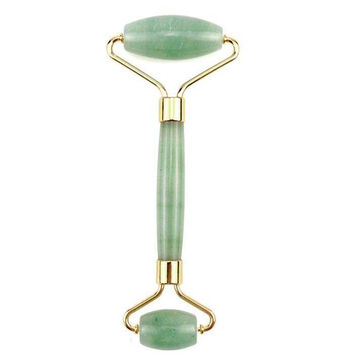 Rose Quartz Face Lift Roller – Natural Crystal Facial Massager