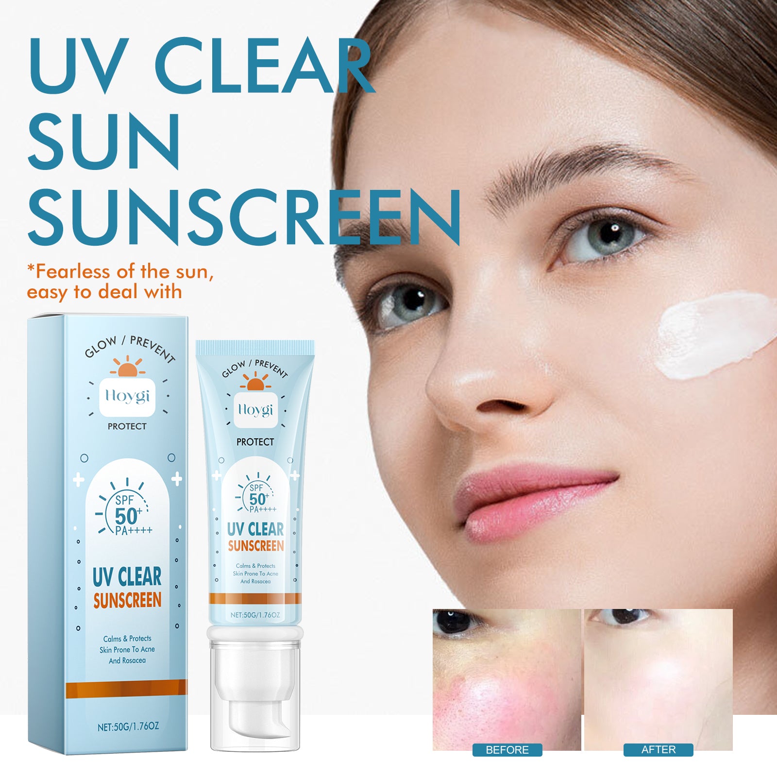 Hoygi UV Clear Sunscreen SPF Moisturizer