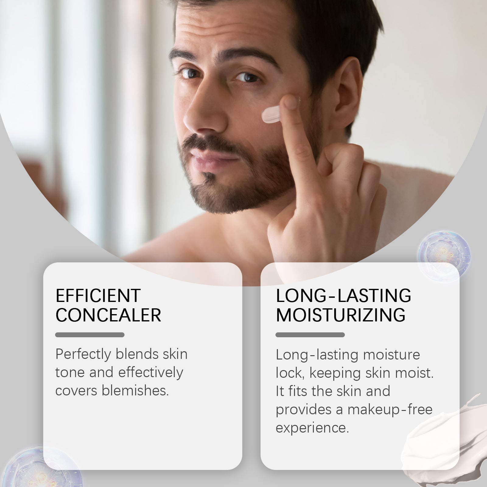 Men's Brightening Concealer Moisturizer