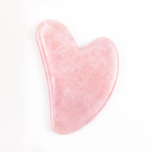 Rose Quartz Face Lift Roller – Natural Crystal Facial Massager