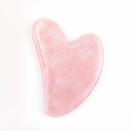 Rose Quartz Face Lift Roller – Natural Crystal Facial Massager